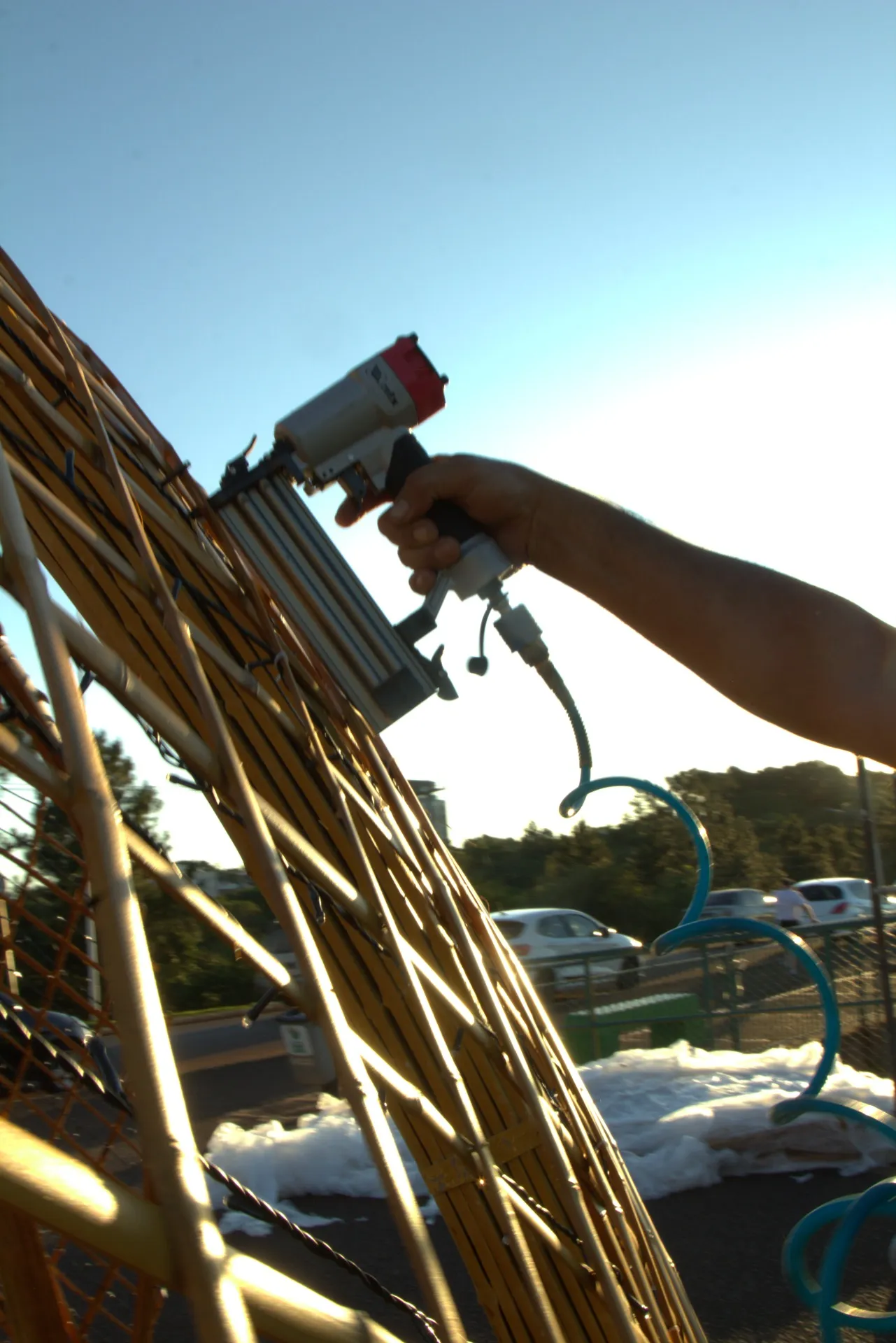 Cenografia em bambu — Natal dos Pioneiros — Cascavel 2024, Bambusa Atelier.