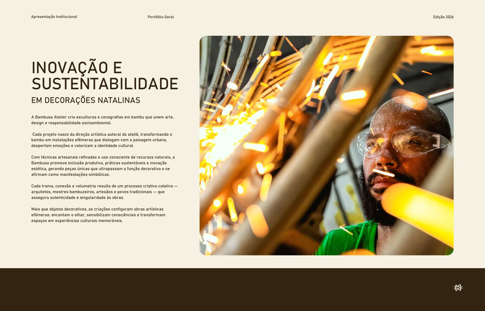 Institucional e Catálogo de Natal 2026